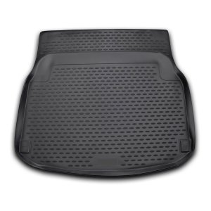 Mercedes C Class Trunk Mat - Rear - Omac - TPE - Black - '10-'14 Mercedes C Class Trunk Mat - Rear - Omac - TPE - Black - '10-'14